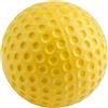 Smarbettiy Palline da baseball modellate in poliuretano con fossette per macchine da lancio, palla da allenamento leggera in poliuretano verde brillante, facile da tracciare, velocità migliorata (22,9 cm)