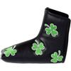 Accarugty Copertura per putter da golf, in pelle PU durevole con bel motivo, protezione resistente all'usura per uomini golfisti, accessori per mazze leggere e portatili (nero)