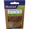 Mustad Ami circolari in nichel nero per pesca con anello e punta UltraPoint Mustad Demon Circle 39951NP-BN 9/0 | Blister da 3 unità | Pesca in mare, surfcasting, barca e grandi pesci