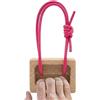 Generico Tavola Sospesa Portatile - Pannello Prese | Attrezzo Legno Compatto Per Arrampicata, Rinforzo Avambracci, Allenamento Trazioni Digitali, Attrezzatura Fitness Polivalente, Perfetta Per Palestra, Viaggi