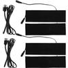 TOYANDONA 2 Set Riscaldatore per Mani e Stivali Fibra di Carbonio Efficiente, Riscaldamento Regolato 5v Usb, Tessuto e Peluche, per Campeggio e Biblioteche
