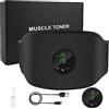Tosucs Muscolare Addominale EMS, Elettrostimolatore Muscolare, stimolatore Addominale di Potenza Stimulateur musculaire USB Ricaricabile con 12 modalità e 19 intensità per Uomini e Donne