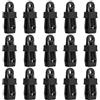Generic Clip per telone, 8,9 cm, resistenti, set di clip per tenda da piscina, 15 morsetti per telone da campeggio, per auto, camion, piscina, tenda parasole in tela, presa sicura, clip di fissaggio antivento