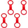 KACCDE 4Pcs Silicone Snorkels Strap Keeper Clip Keeper Respirazione Tubo di Immersione ARA Supporto Tubo di Immersione Facile Uso Diving Holder Clip di fermo
