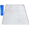 Générique Tappetino da campeggio in alluminio - Impronta per tenda 200 x 200 cm, tappetino per dormire in schiuma di alluminio, copertura impermeabile in foglia d'argento, grande coperta da picnic,