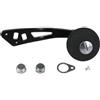 ZMdooreasy Manico singolo 103 da 3 mm per mulinello da pesca ABDS Casting e mulinelli Viene fornito con kit di conversione dadi, viti, rondelle (nero (confezione B))