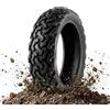 Generic 90/90-12 Pneumatico Tubeless, Gomma per Scooter 6PR 59J 300KPA 535LBS, Ruota Anteriore Posteriore Tassellata Off Road, Heavy Duty per Cerchio da 12 Pollici