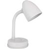 Zarivy Lampada da tavolo Amsterdam, elegante e funzionale, con attacco E27 e potenza da 60 W. La finitura bianca conferisce uno stile moderno e minimalista, perfetto per illuminare le tue attività
