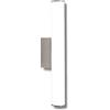 Voltman Applique - Collezione Ecat - speciale bagno - 20 cm - Cromo - 5 Watt - 950 LM - 3000 K - IP44, 50 cm