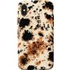 generic Custodia per iPhone X/XS Motivo animale tartarugato con stampa mucca marrone