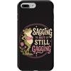Frog Aging Humor Custodia per iPhone 7 Plus/8 Plus Sagging Ma Ancora Bavaglio Divertente Rana Umorismo Retrò