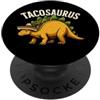 Tex Mex Food Lovers Cinco De Mayo Pajama Tacosaurus | Divertente dinosauro taco messicano nel Sombrero PopSockets PopGrip Adesivo