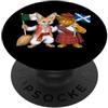 Scotland Algeria Roots Scozia Algeria Bandiera Radici scozzesi-algerine Patrimonio PopSockets PopGrip Adesivo