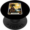 Greek Mythology And Gorgon Head Carta dei Tarocchi Medusa E Testa Di Serpente Mitologo PopSockets PopGrip Adesivo