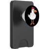 Rude Birds Middle Finger Flip Off Gabbiano, Umorismo adulto, Gesto divertente Flip Off PopSockets PopWallet per MagSafe