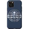 Lynyrd Skynyrd Custodia per iPhone 11 Pro Lynyrd Skynyrd Cappello Southern Rock Logo Argento anni '70 Biker Rock