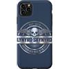 Lynyrd Skynyrd Custodia per iPhone 11 Pro Max Lynyrd Skynyrd Cappello Southern Rock Logo Argento anni '70 Biker Rock