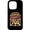 Groovy Retro Birthday Family Matching Custodia per iPhone 15 Pro Retro Stayin Groovy Donne Floreale Hippie Vintage Anni 70 Discoteca