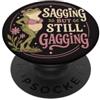 Frog Aging Humor Sagging Ma Ancora Bavaglio Divertente Rana Umorismo Retrò PopSockets PopGrip Adesivo