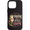 Frog Aging Humor Custodia per iPhone 16 Pro Sagging Ma Ancora Bavaglio Divertente Rana Umorismo Retrò
