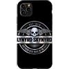 Lynyrd Skynyrd Custodia per iPhone 11 Pro Max Lynyrd Skynyrd Southern Rock Hat Logo Argento anni '70 Rock Biker