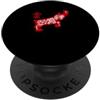 Goat Zodiac / Chinese Astrology Goat Des Segno dell'anno di capra, segno zodiacale cinese, calligrafia capra PopSockets PopGrip Adesivo