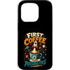 Zephyr Catalyst Studios Custodia per iPhone 15 Pro Prima Caffe Poi Possibilita Maglietta