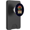 Painting Wine Lover Some Girls Funny Ret Pittura E Vino Alcune Ragazze Divertente Artista Retro Tramonto PopSockets PopWallet per MagSafe