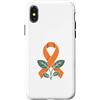 Cprs Warrior Gifts for Women and Men Custodia per iPhone X/XS Cprs Awareness Month Orange Novembre Cprs