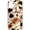 generic Custodia per iPhone 17 Motivo animale tartarugato con stampa mucca marrone