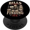 Skelemark Studios Le Bollette Mi Trovano Teschio PopSockets PopGrip Adesivo