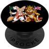 English British Algerian Roots Regno Unito Britannico algerina Inglese Bandiera algerina PopSockets PopGrip Adesivo