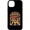 Groovy Retro Birthday Family Matching Custodia per iPhone 14 Plus Retro Stayin Groovy Donne Floreale Hippie Vintage Anni 70 Discoteca