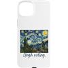Van Gogh Cycling Funny Art Apparel Quirk Custodia per iPhone 15 Plus Van Gogh Ciclismo Divertente Art Apparel Gogh Equitazione Bike