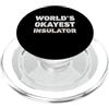 Funny Insulator outfits Isolante divertente isolante più buono del mondo PopSockets PopGrip per MagSafe