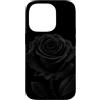 Dark Rose Bloom Custodia per iPhone 14 Pro Giardino gotico floreale scuro rosa nera