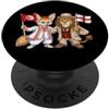 British UK English Tunisian Roots Inglese Bandiera tunisina Inghilterra Tunisia Regno Unito PopSockets PopGrip Adesivo
