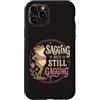 Frog Aging Humor Custodia per iPhone 11 Pro Sagging Ma Ancora Bavaglio Divertente Rana Umorismo Retrò