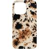 generic Custodia per iPhone 14 Pro Max Motivo animale tartarugato con stampa mucca marrone