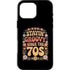 Groovy Retro Birthday Family Matching Custodia per iPhone 16 Pro Max Retro Stayin Groovy Donne Floreale Hippie Vintage Anni 70 Discoteca