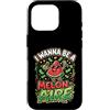 Cute Fruit Cartoon Joke for Food Lovers Custodia per iPhone 16 Pro Divertente cibo gioco di parole anguria melonaire amante dei soldi