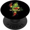 parrot animal bird fly talk smart tropic Pappagallo che sventola Animale parlando PopSockets PopGrip Adesivo