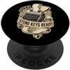 Jimbeels STENO KEYS READY Rilettura Tavolo PopSockets PopGrip Adesivo