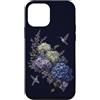 Hummingbird Apparel For Kids and Adults Custodia per iPhone 12 mini Giardino botanico floreale lilla ortensia colibrì