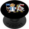 Somalia Poland Heritage Bandiera Somalia Polonia Radici somale Orgogliosa polacca PopSockets PopGrip Adesivo
