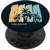 Le Filippine sono bellissime Palawan Palme Spiaggia Isola Filippine Asia Souvenir Regalo PopSockets PopGrip Adesivo