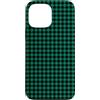 Preposh Custodia per iPhone 13 Pro Max Verde Nero Mini Gingham Carino Piccolo Check Cottagecore Preppy