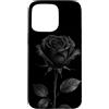 Black Rose Night Custodia per iPhone 15 Pro Max Rosa Nera Gotico Floreale Dark Botanical Romance