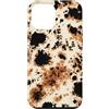 generic Custodia per iPhone 12 Pro Max Motivo animale tartarugato con stampa mucca marrone