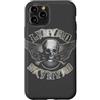 Lynyrd Skynyrd Custodia per iPhone 11 Pro Lynyrd Skynyrd Skull Wings Silver Redneck Rock Biker Vintage